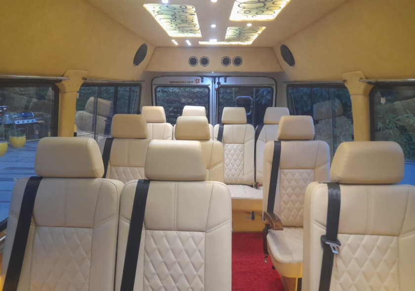 10 Seater Luxury Tempo Traveller Bangalore