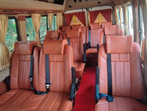 13  seater Deluxe Tempo Traveller Bangalore